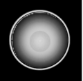 Schematycznie przedstawiony obraz dyfrakcyjny szczeliny kołowej.png