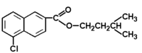 Ester izoamylowy kwasu 5-chloro-2-naftoesowego.png